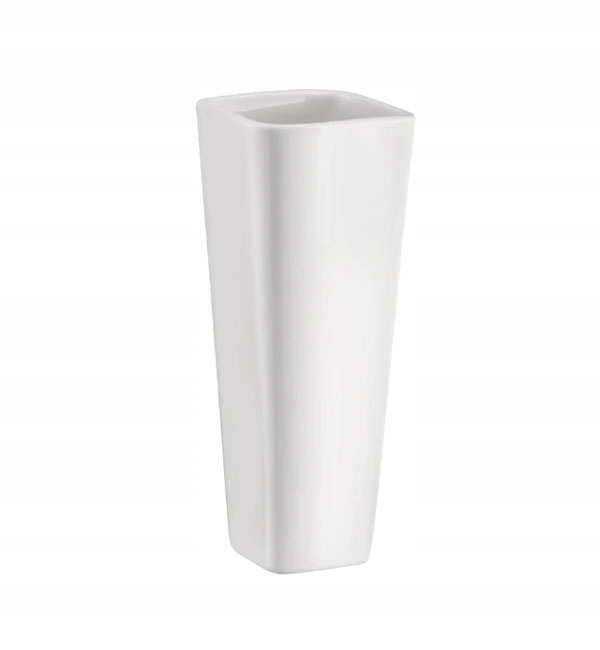 

Ambition Fala Kubiko Wazon 16,5 CM Porcelana Biała