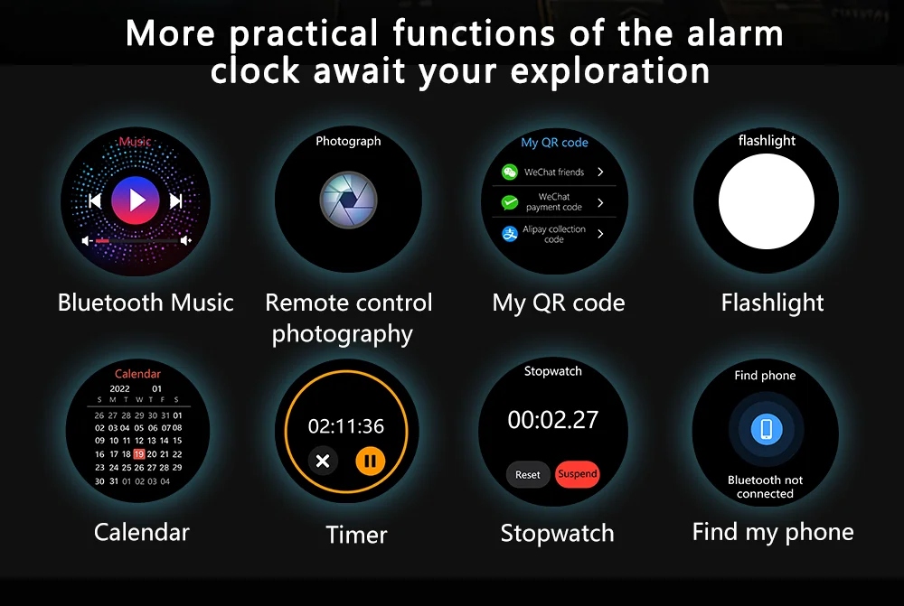 Smartwatch Bluetooth Call Asystent głosowy Monitorowanie stanu Fitness Tracker Materiał paska skóra ekologiczna