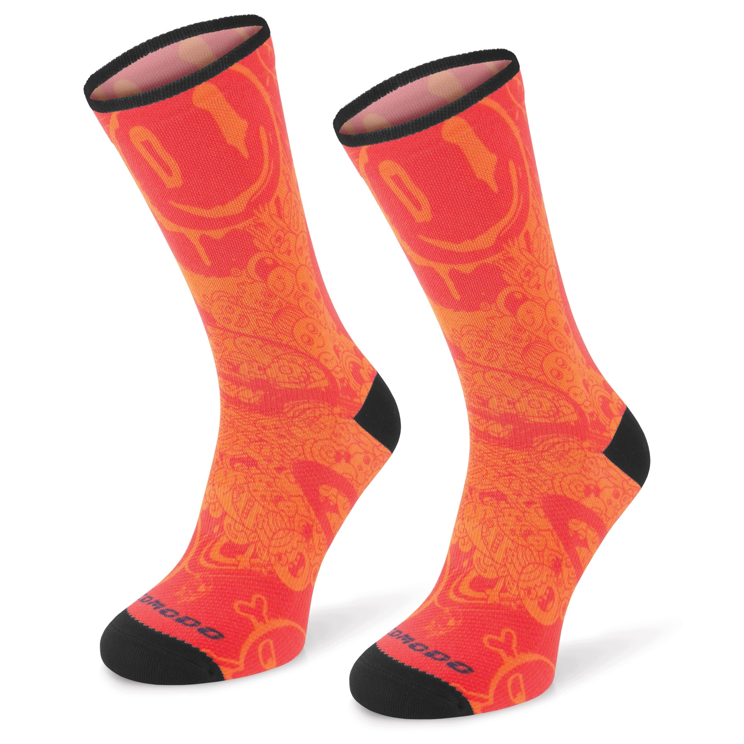 kolorowe skarpety kolarskie 6% termoaktywny Coolmax Comodo roz. 39-42