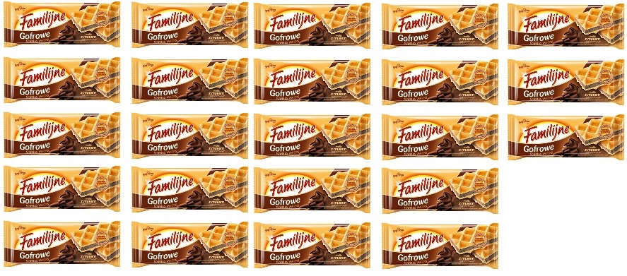 Levně 23 x 130 g Jutrzenka Rodinné vaflové čokoládové Krabičky