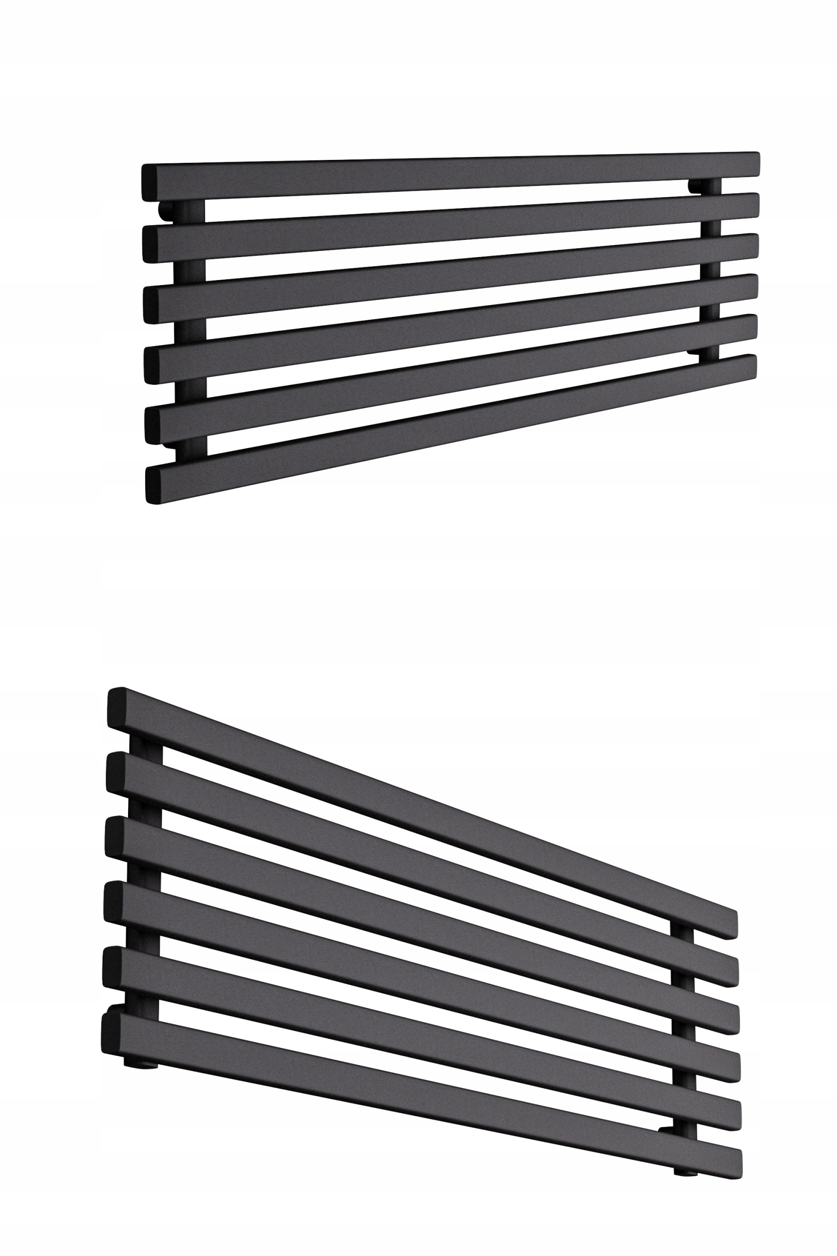 Dekoratívny Radiátor Mini 45/140, Čierna Štruktúra