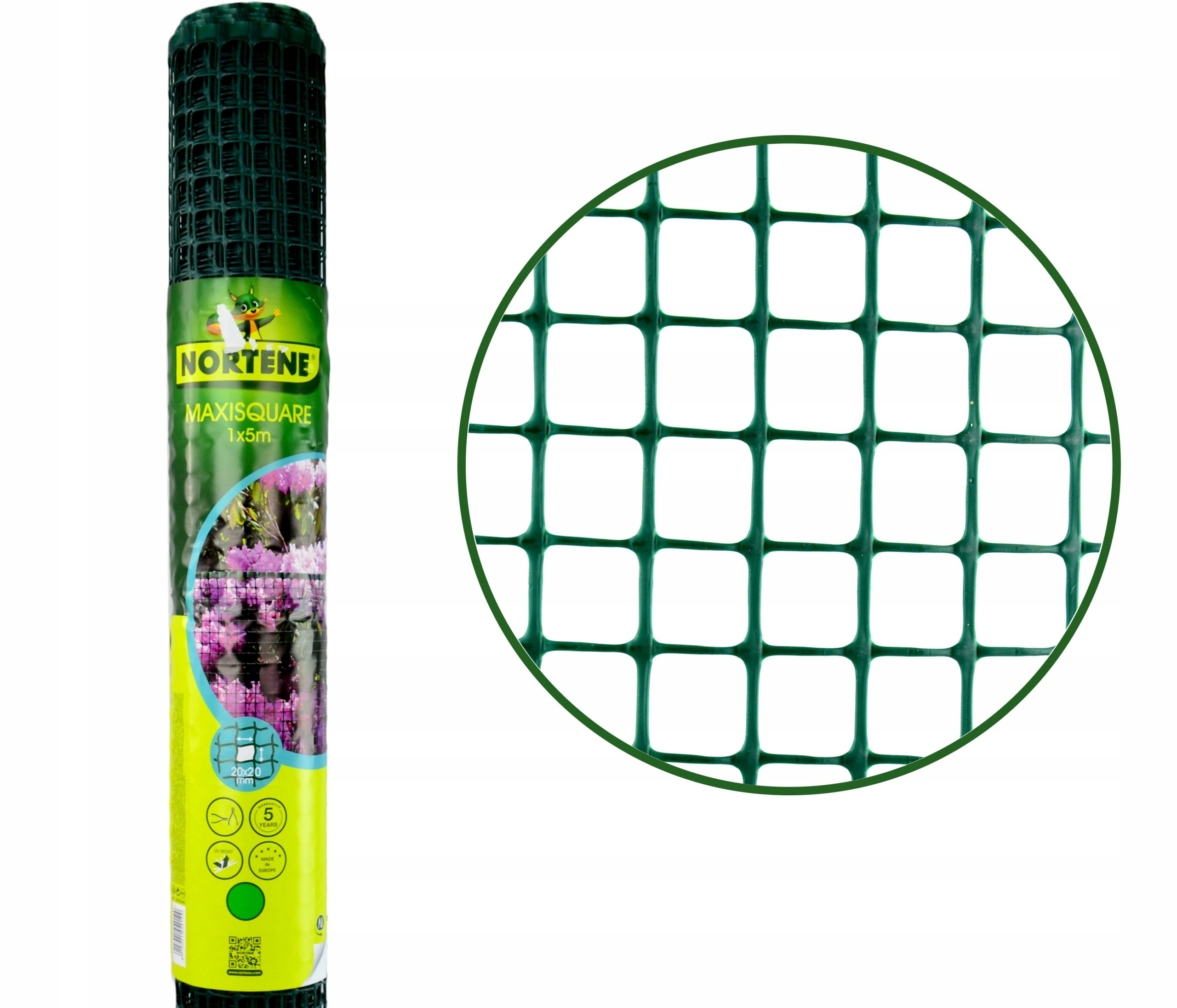 

Nortene Siatka Maxisquare Plastikowa Zielona 100cm