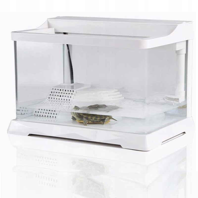 Levně Akawaterrarium Pro Želvy O Objemu 37L S Ostrůvkem Skvělá Sada