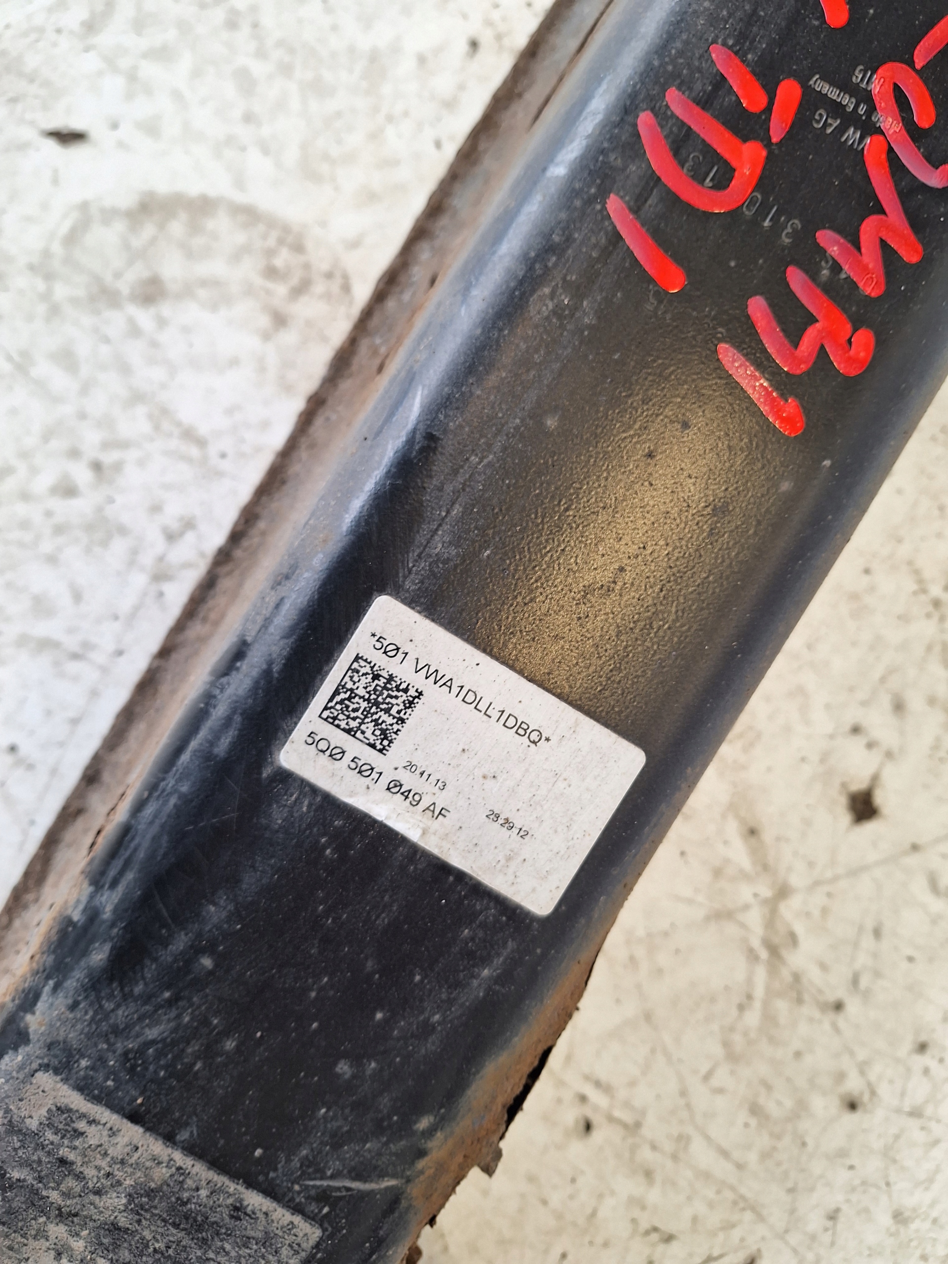 VOLKSWAGEN GOLF VII 12-16 rear axis sider KOMBI