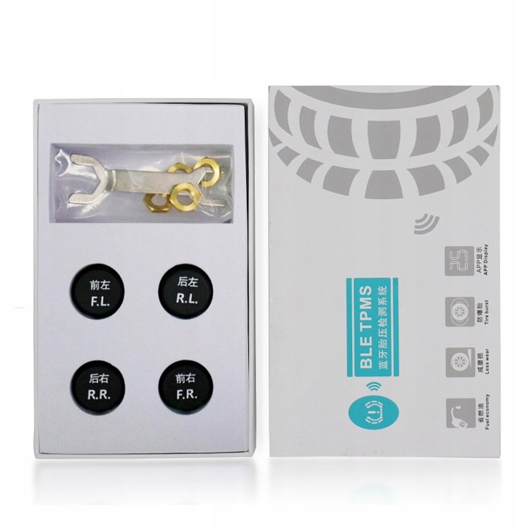 4x CZUJNIK CISNIENIA OPON W KOLACH SAMOCHODU TPMS Producent code VC601B