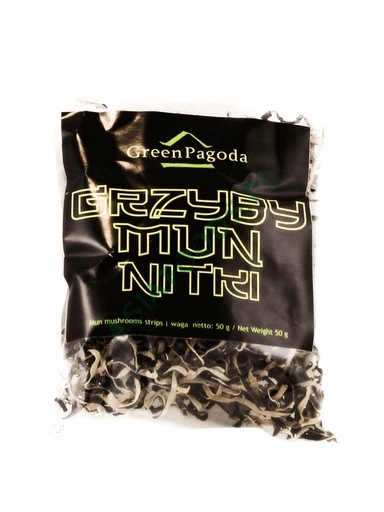 Levně 8 x Sušené houby mun, nudličky 50 g Green Pagoda