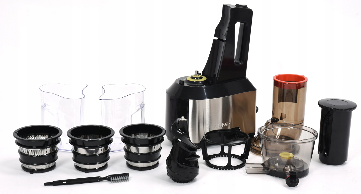 WYCISKARKA WOLNOOBROTOWA DO SOKÓW SOKOWIRÓWKA LUND Pojemność zbiornika na sok 1 l