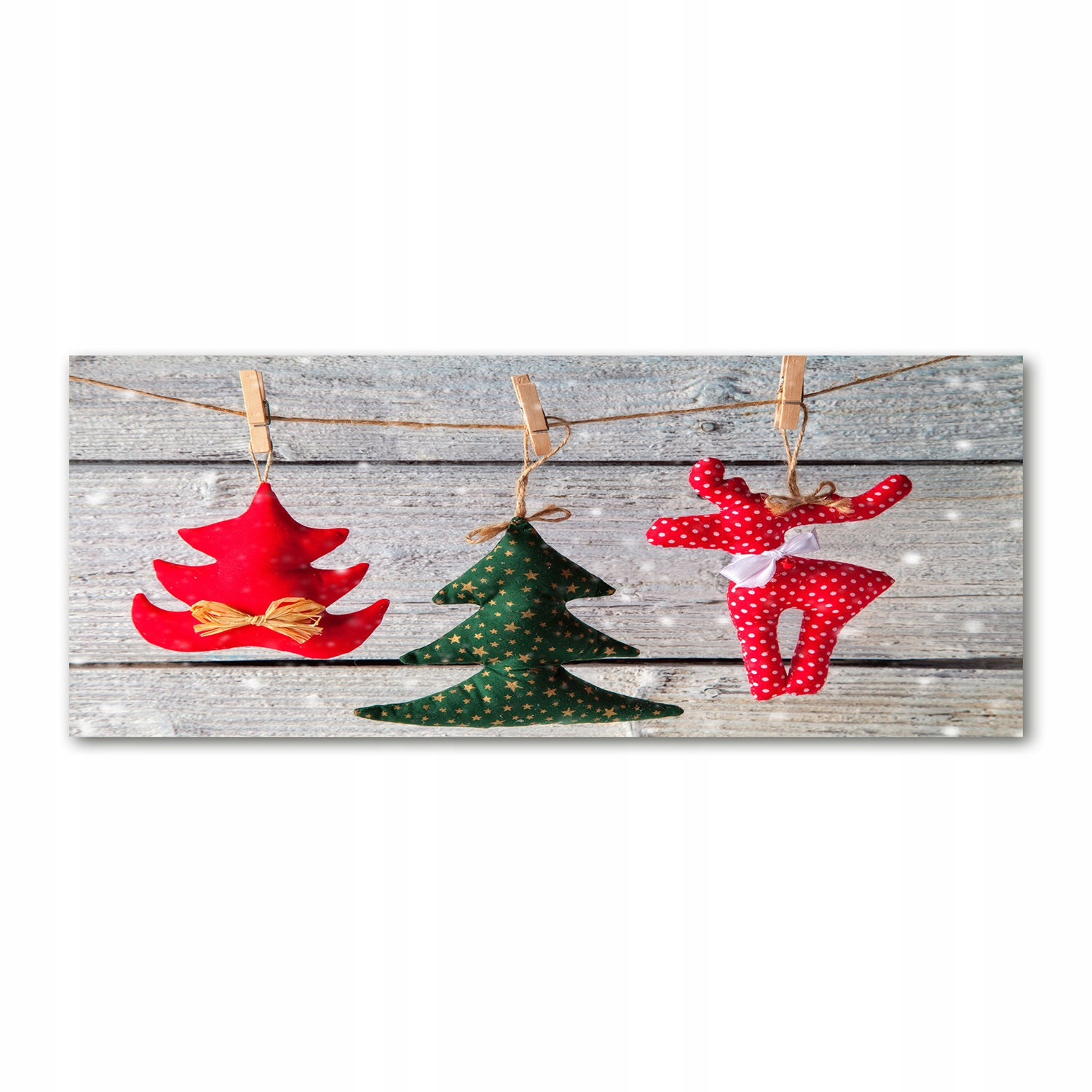 

Foto obraz szkło akryl Ozdoby na sznurku 125x50 cm