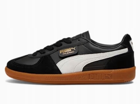 Sportovní obuv Puma Palermo Leather 397647 03 kožená, černá vel.