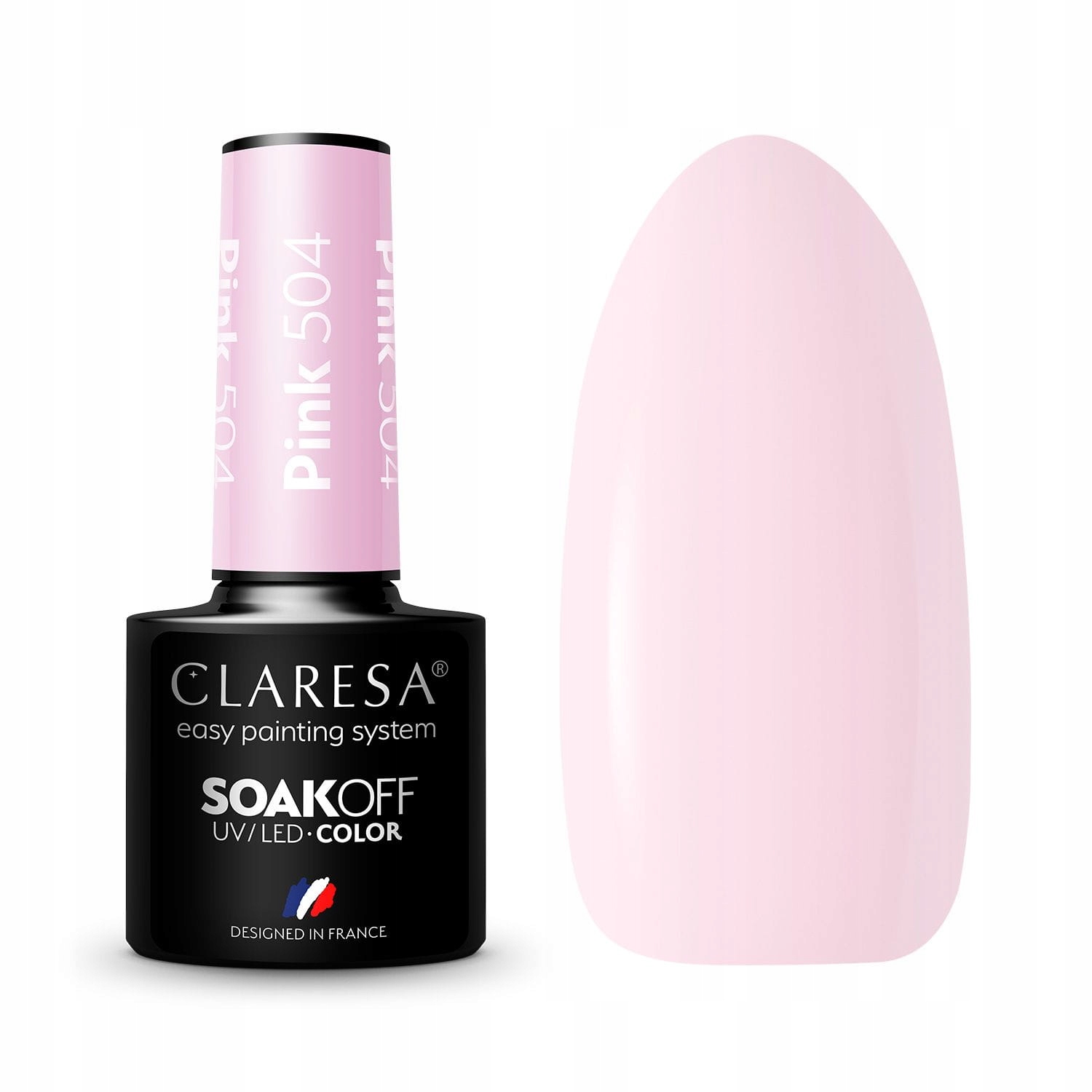 

Claresa Lakier Hybrydowy Pink 504 różowa hybryda