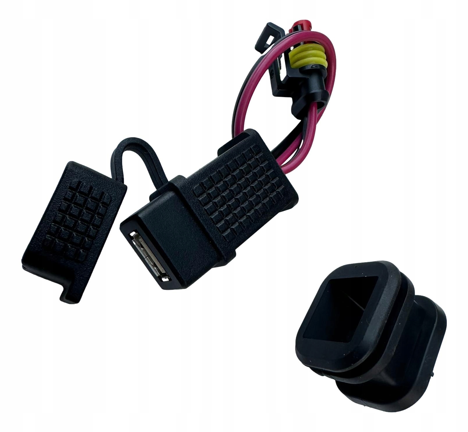 Usb port Piaggio MP3 Vespa Gts Aprilia Moto Guzzi gumový držiak Nové