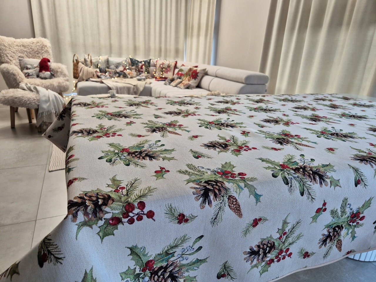 Vánoční ubrus 140x180 cm 1256