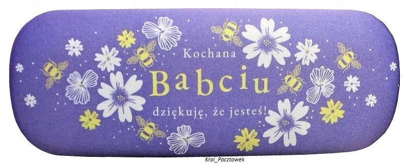 

Kolorowe, ładne etui na okulary dla Babci