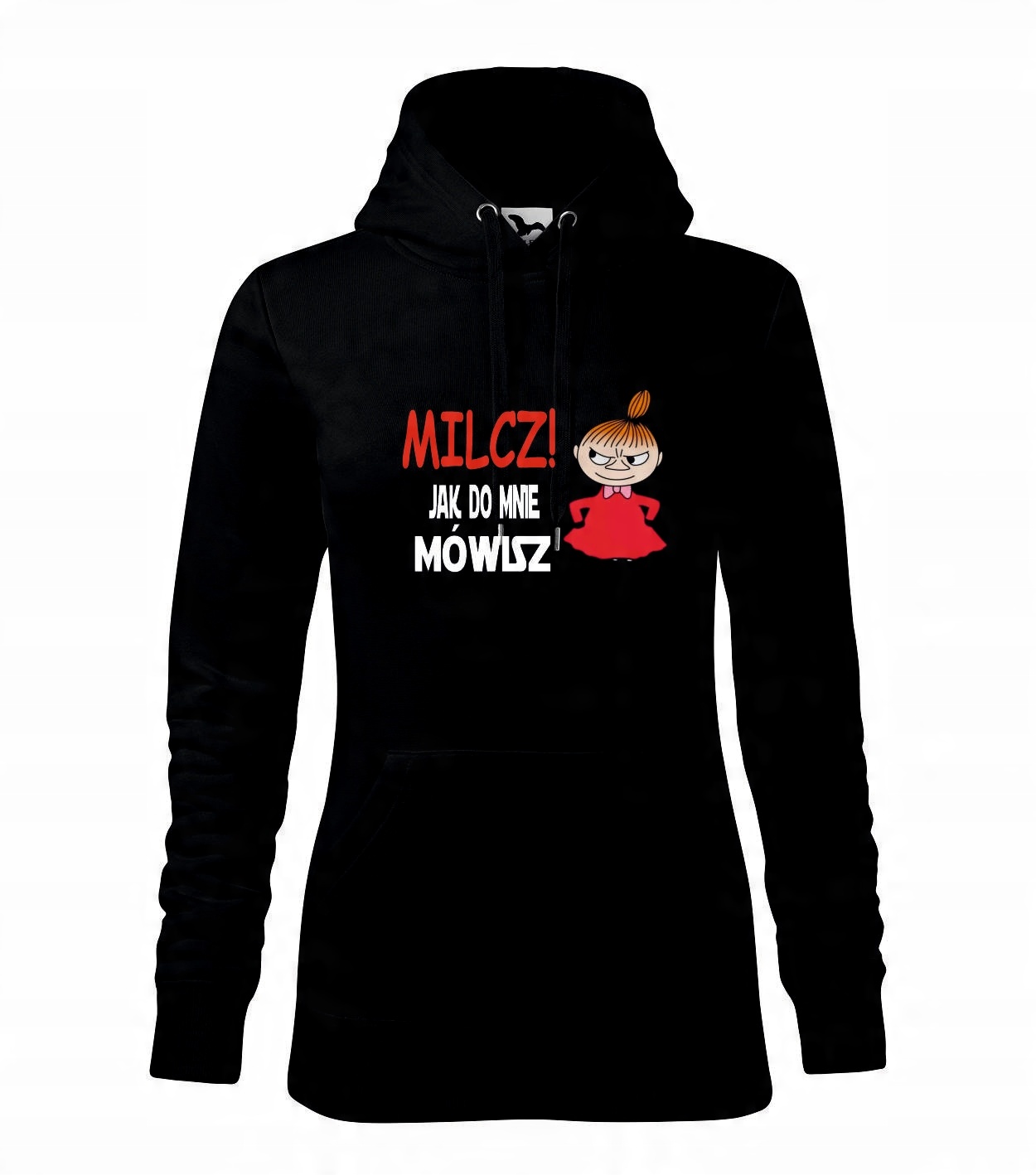 

Bluza z kapturem Mała MI Milcz Jak Do Mnie damska