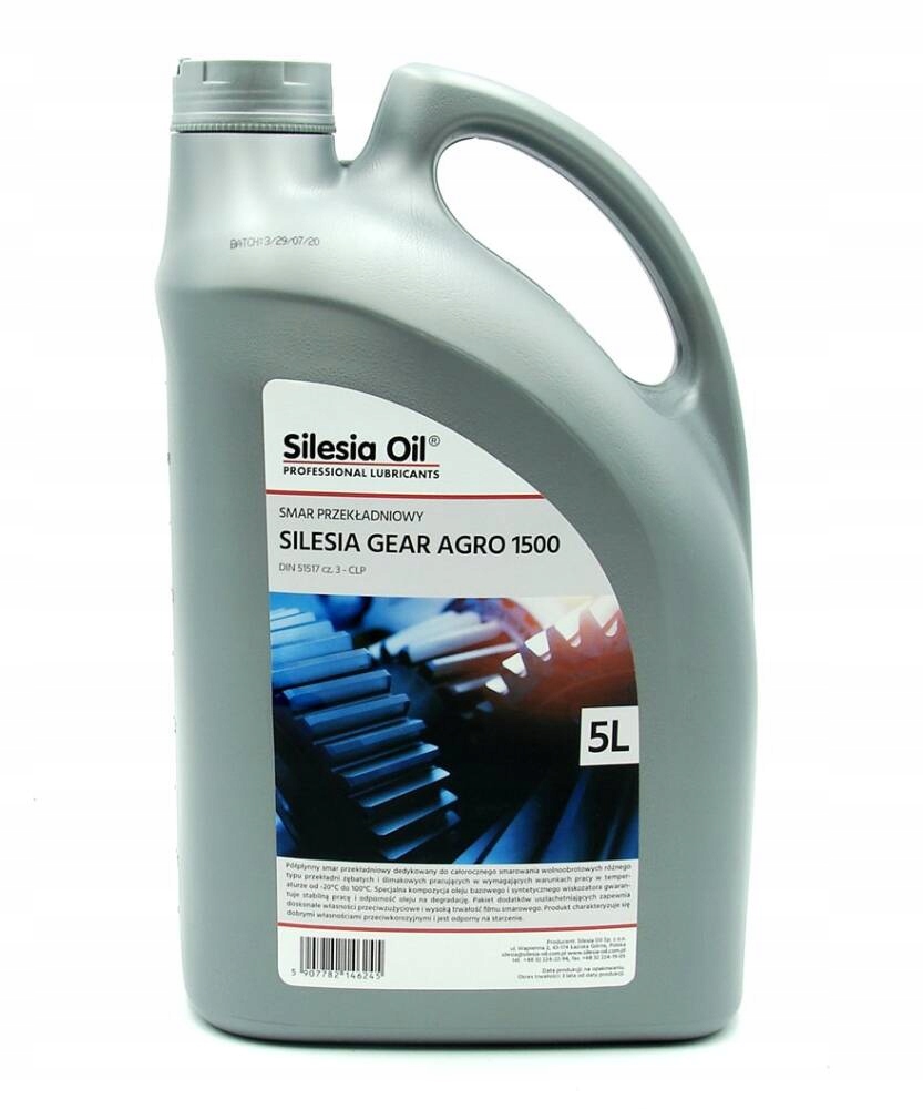 Smar półpłynny gęsty Agri Agro 1500 5L