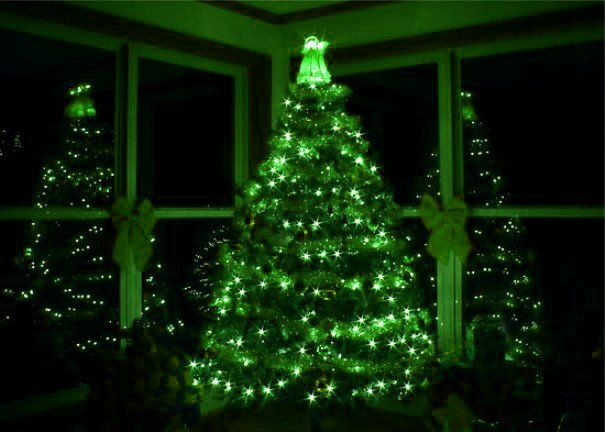 LAMPKI CHOINKOWE LED ZEWNĘTRZNE ZIELONE 300 LED Kolor lampek zielony