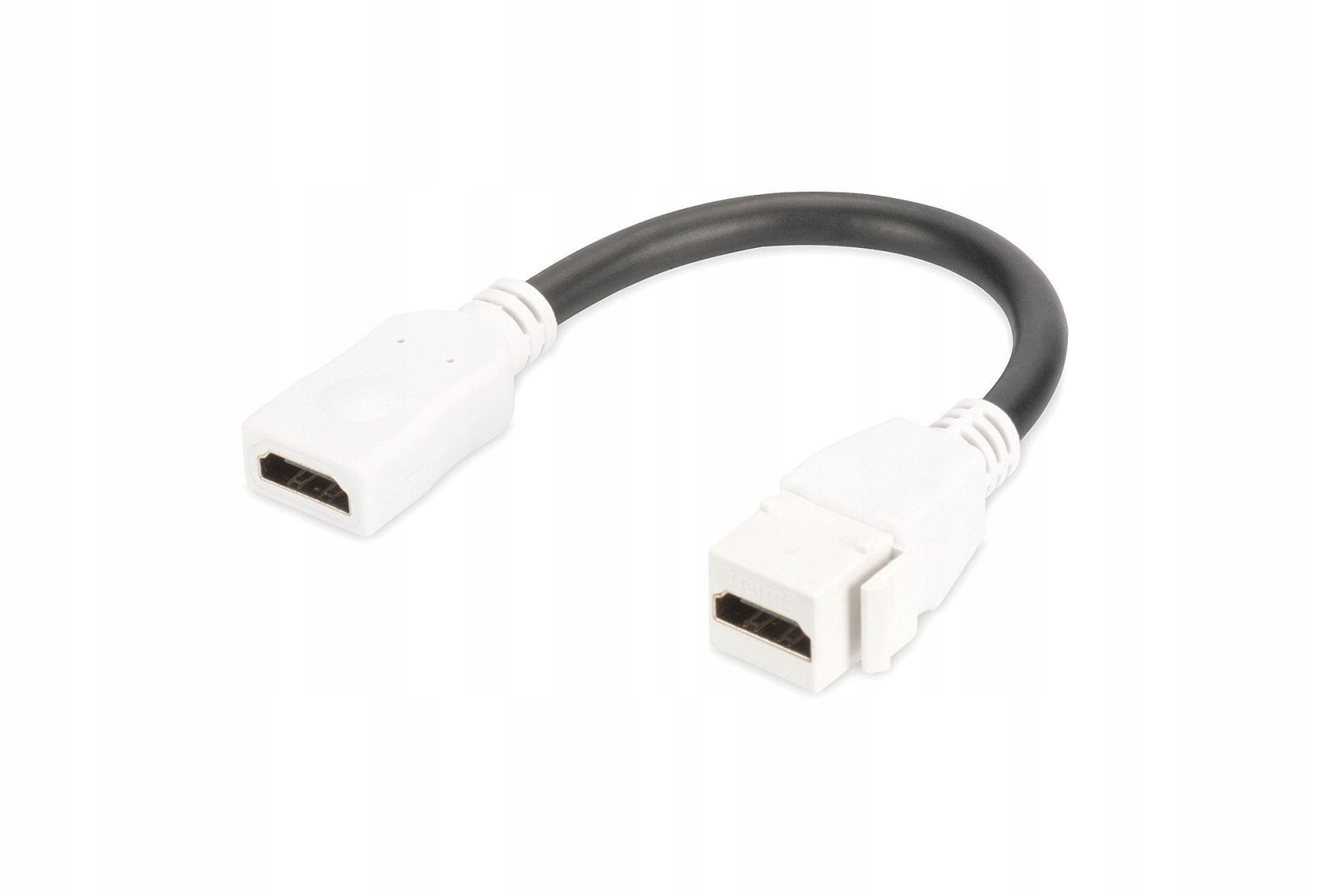 Moduł Keystone Digitus Hdmi z kablem 12cm łącznik do gniazd i pustych panel