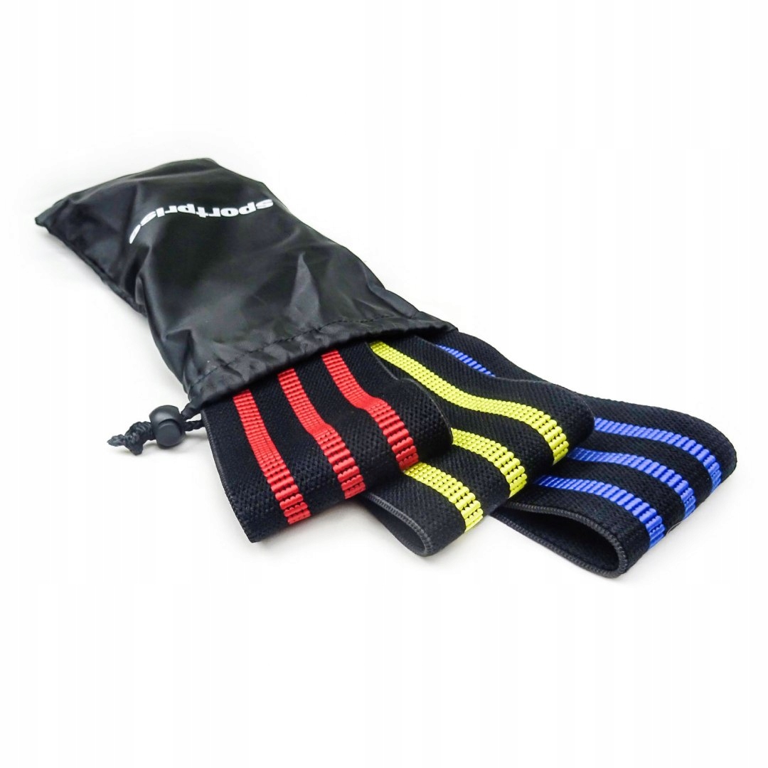 

Zestaw 3 Gumy Oporowe Taśmy Materiałowe Do Ćwiczeń