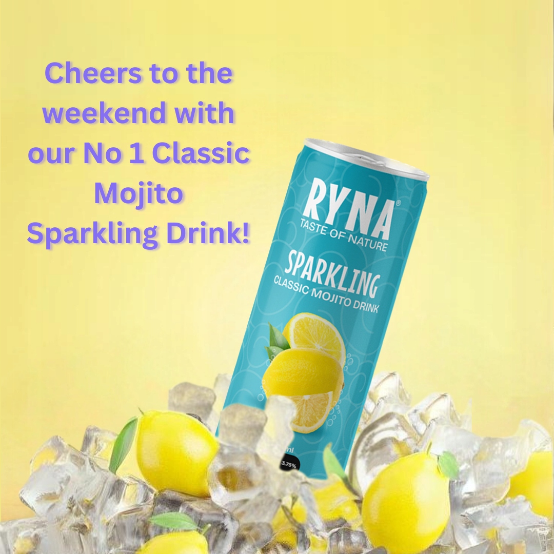 RYNA CLASSIC MOJITO SPARKLING DRINK 250ML Manufacturer code 9014