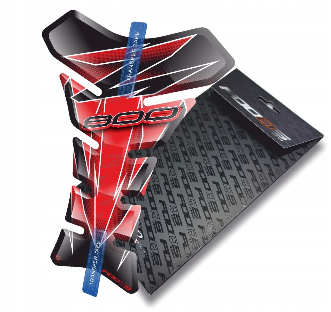 Tank-pad od firmy Fooqs pro Kawasaki Z-800 Červený