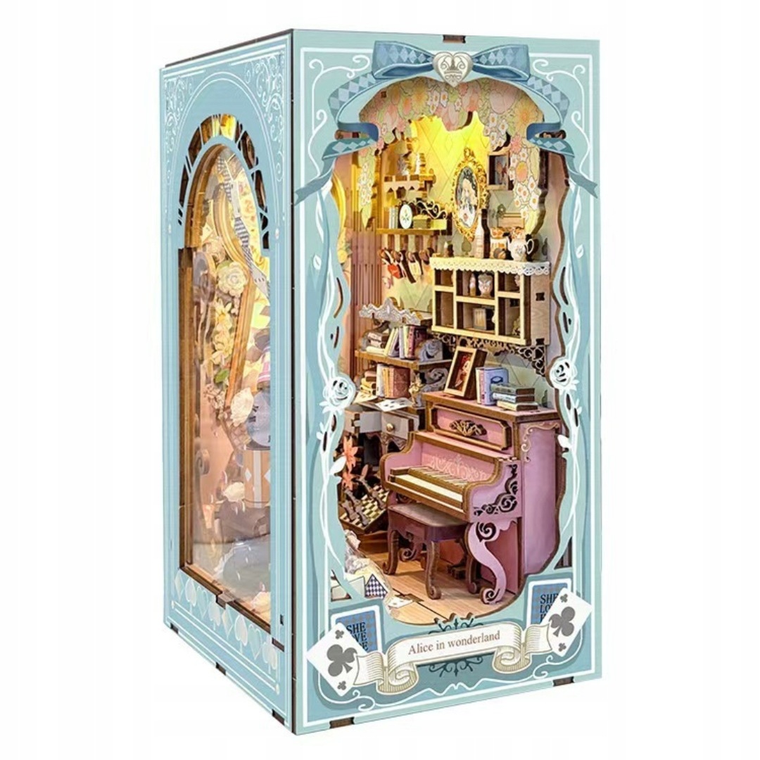 Book nook Diy Alice's Tea Party Diary Led 235 el