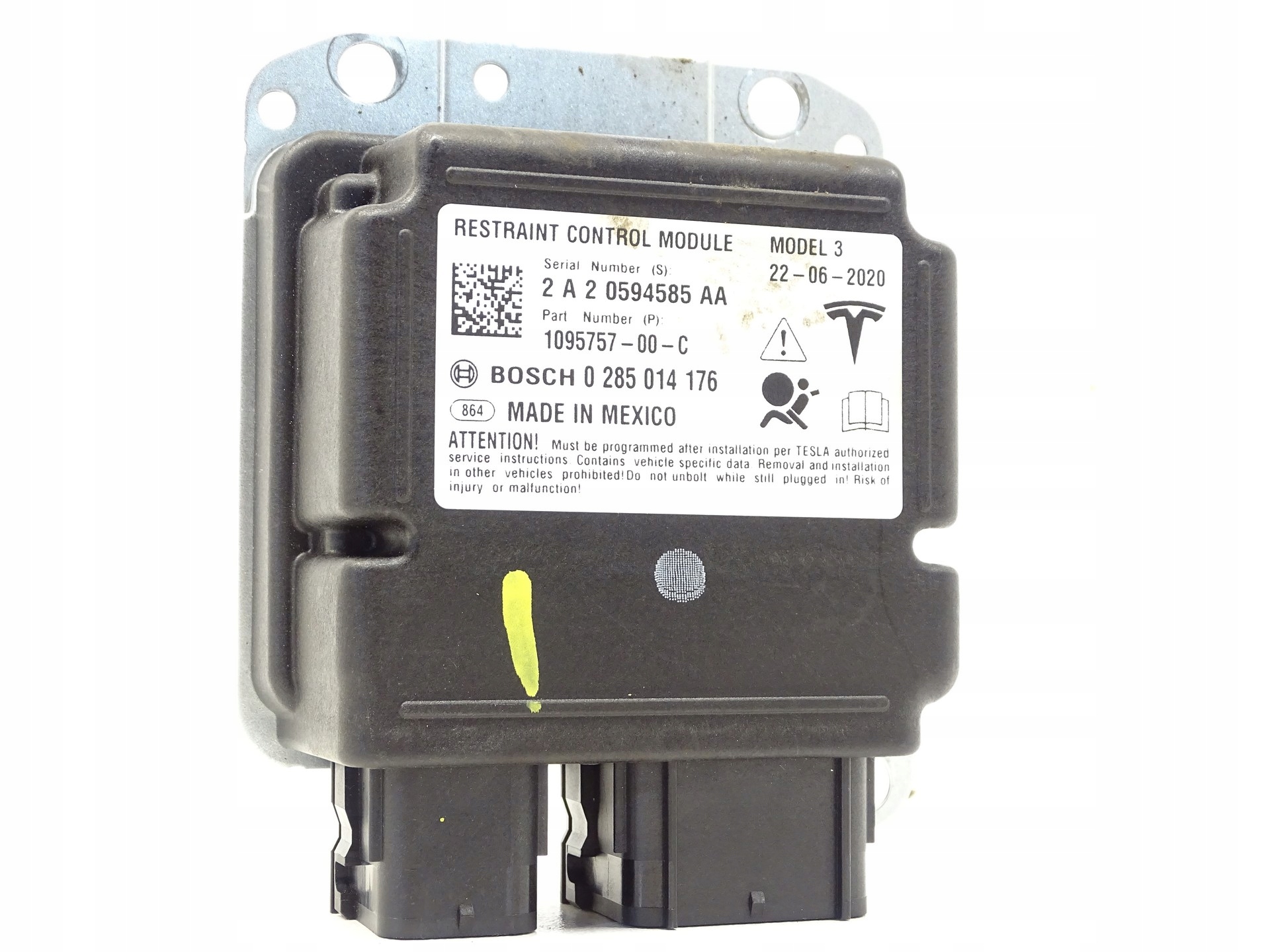 SENSOR modulo airbag airbag TESLA MODEL 3 1095757-00-C