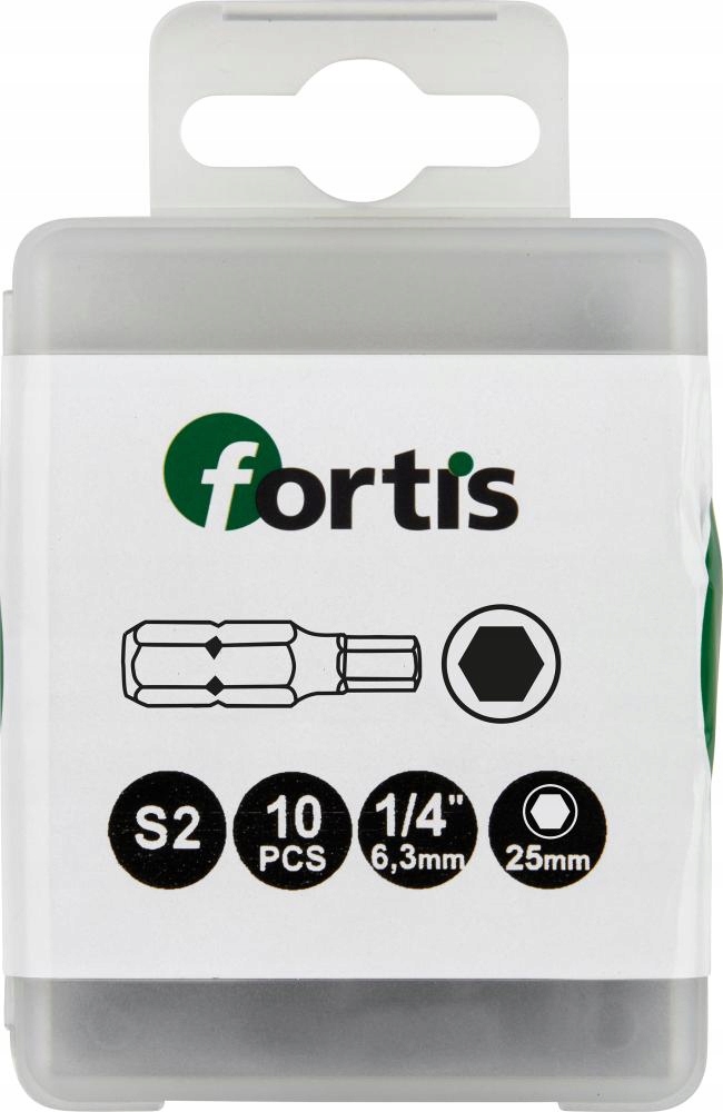 

Fortis Bity 1/4 DIN3126 6-kątne Hex 2,5x25mm 10szt