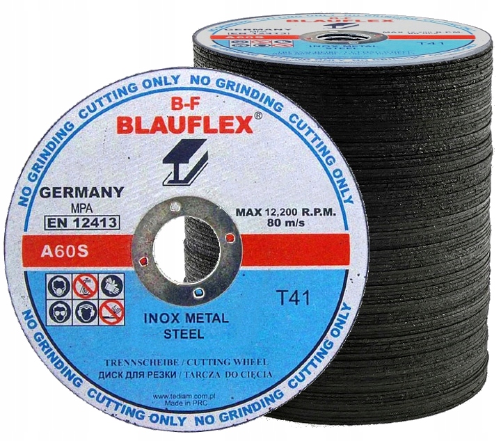 

Tarcza do Cięcia Blauflex 125x1 Stal Inox 100 Szt