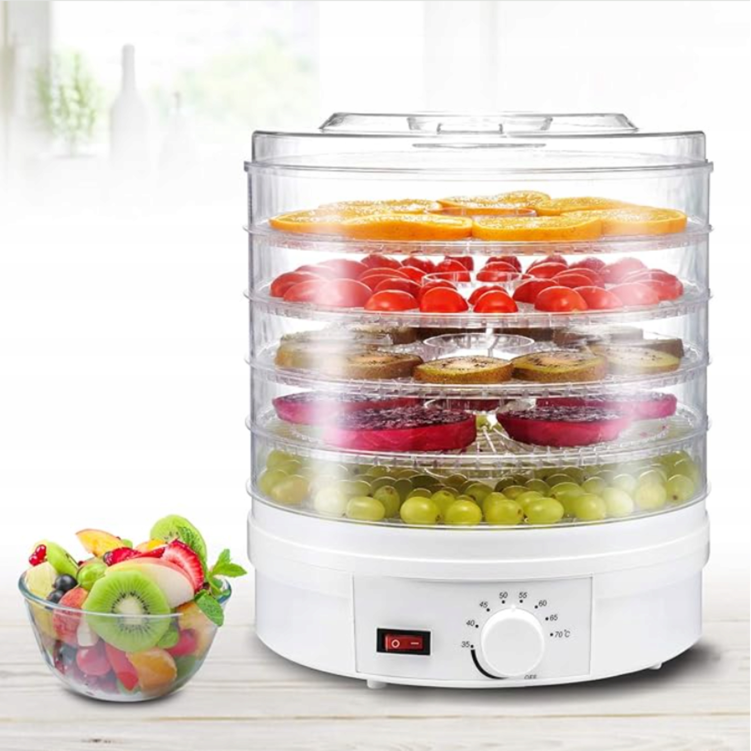 Suszarka Spożywcza Do Grzybów Owoców Warzyw XXL 5 Sit 500W