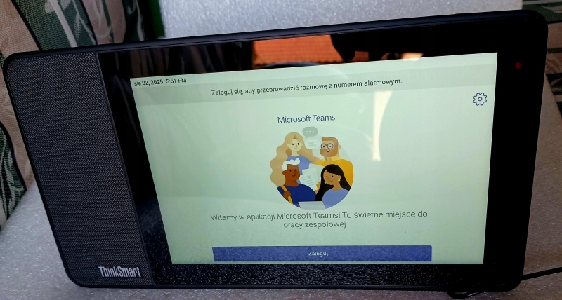 Lenovo ThinkSmart View CD-18781Y 8" 2GB 8GB Ssd Microsoft Teams