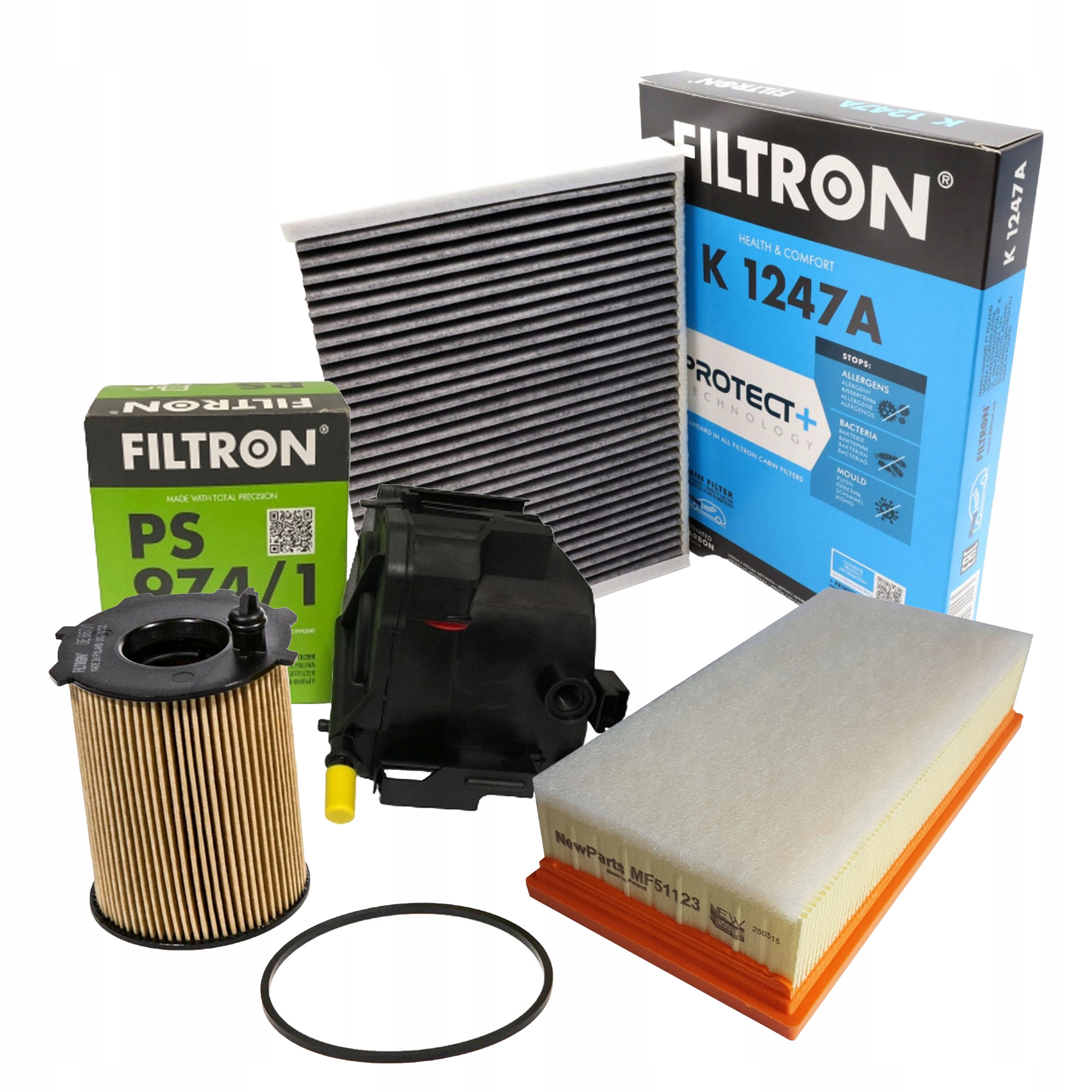 Sada filtrů Filtron Citroen C5 III 1.6 HDi 9HZ DV6TED4 2008-2010