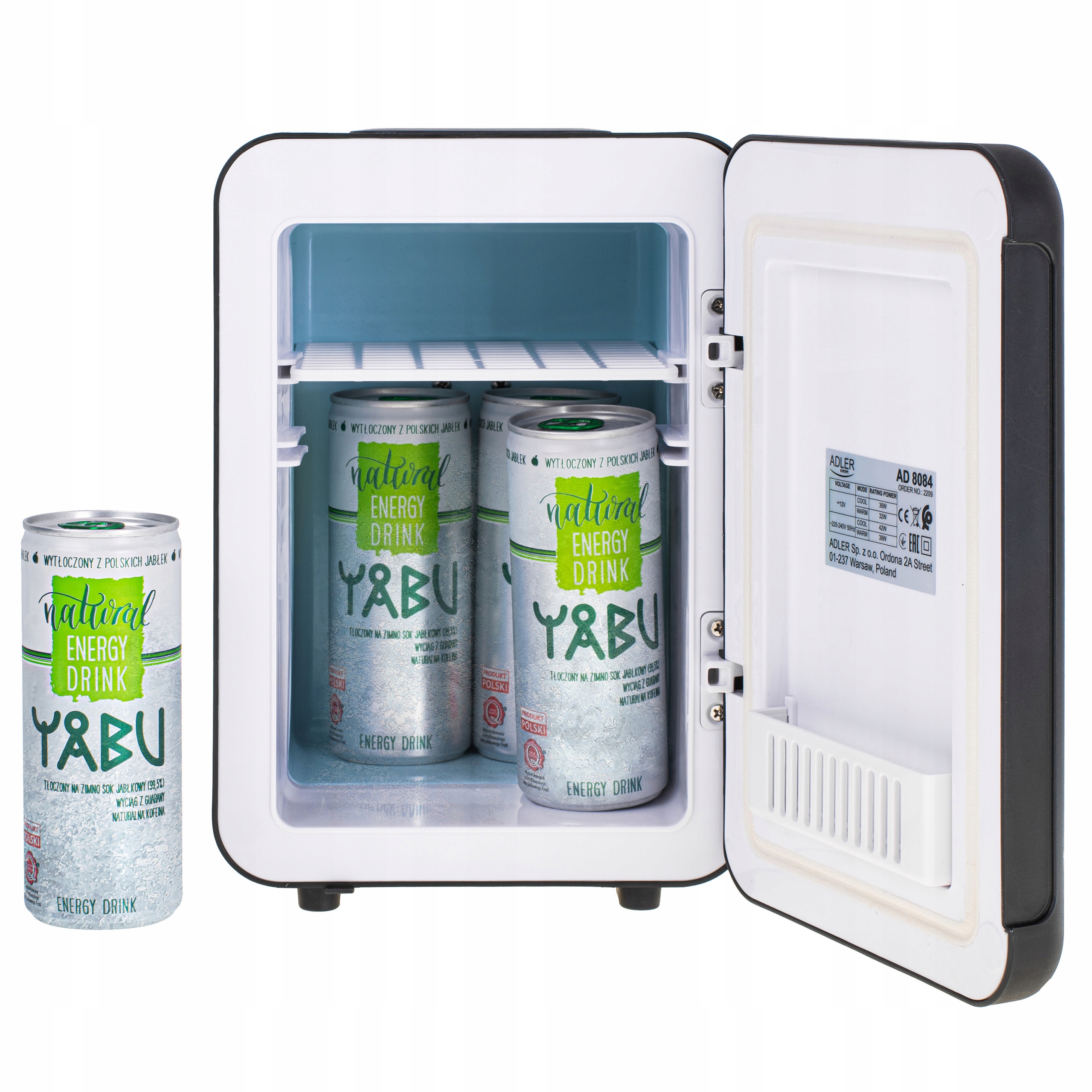 LODÓWKA TURYSTYCZNA PRZENOŚNA NA KOSMETYKI LEKI Rodzaj jednodrzwiowa