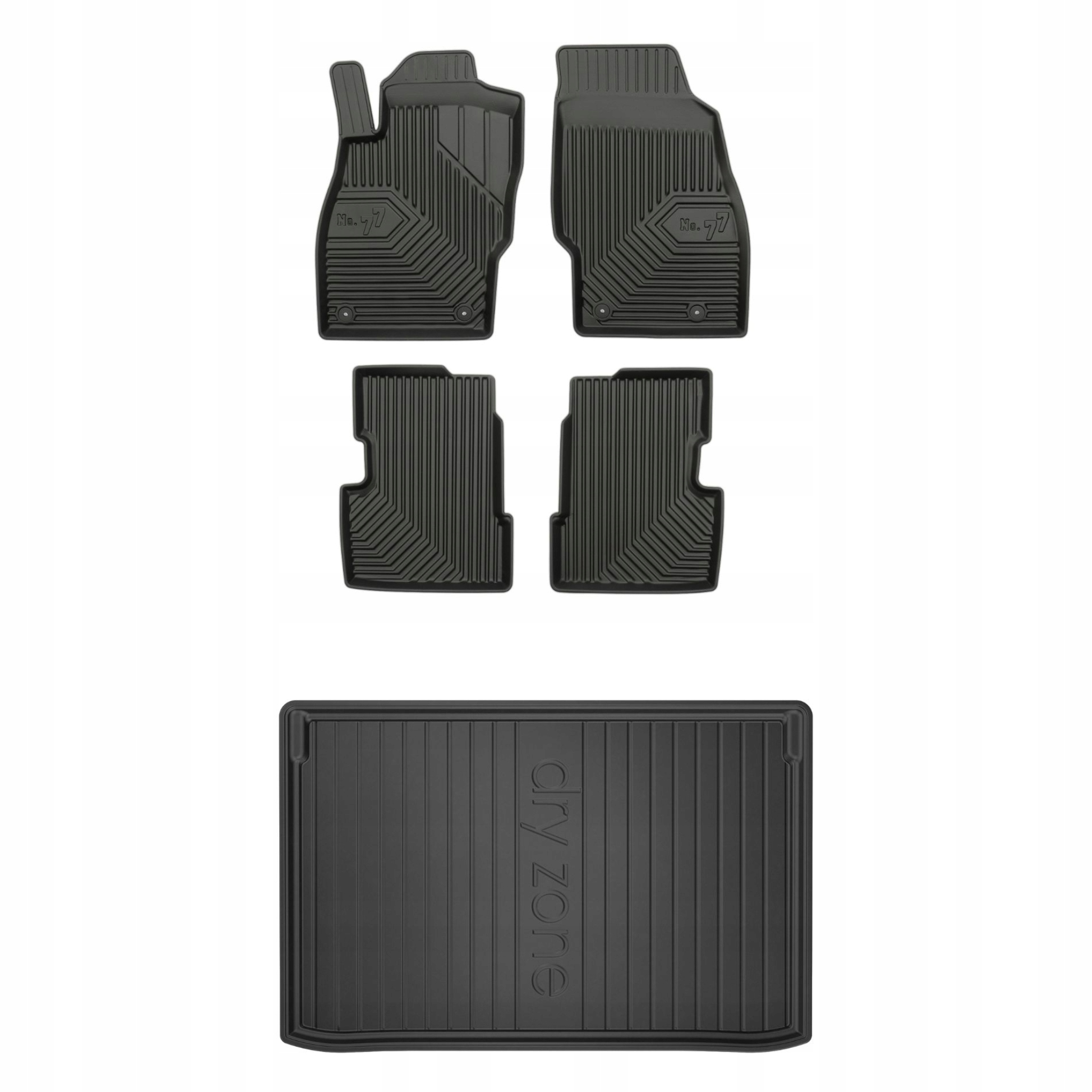 Sada gumových kobercov a rohoží pre Opel Corsa E