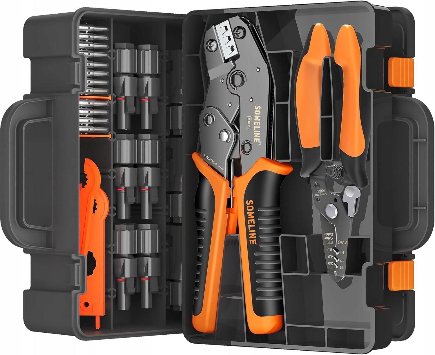 Zaciskarka Złączy Solarnych Do Kabli 2,5-6MM Wtyki Do Paneli Słonecznych