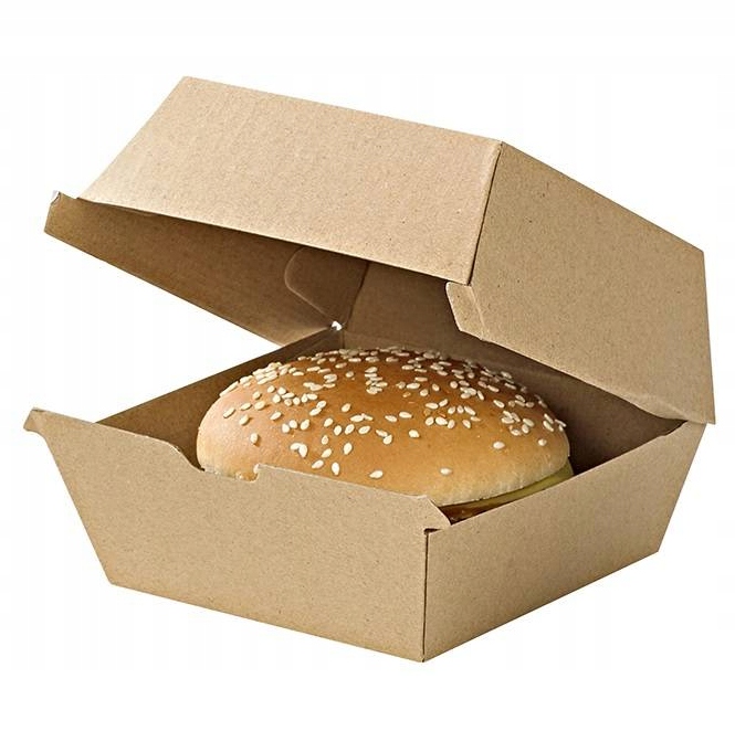 

Pudełko Hamburger Burger 115x115x80mm Eko Kraft