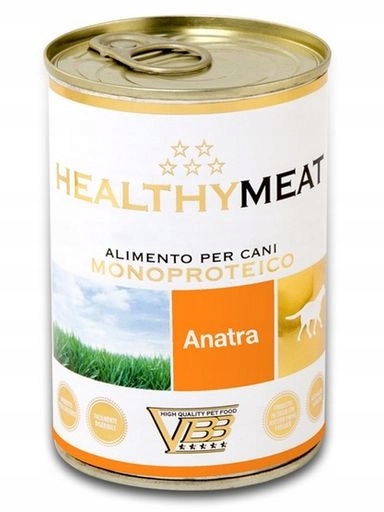 5 x Healthy Meat Pes Mono Kachní konzerva 400 g