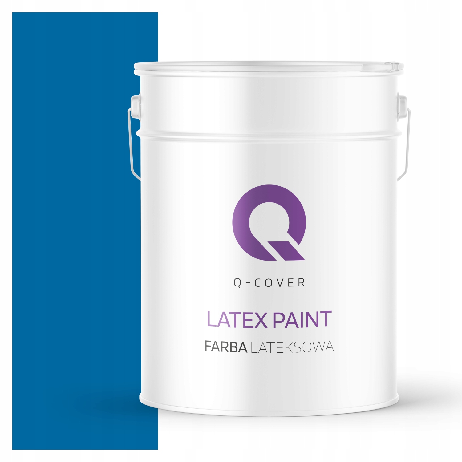 Latexová Farba Na Stenu Hlboká Matná Trvanlivá 10 L Farba Tmavo Modrá H0312