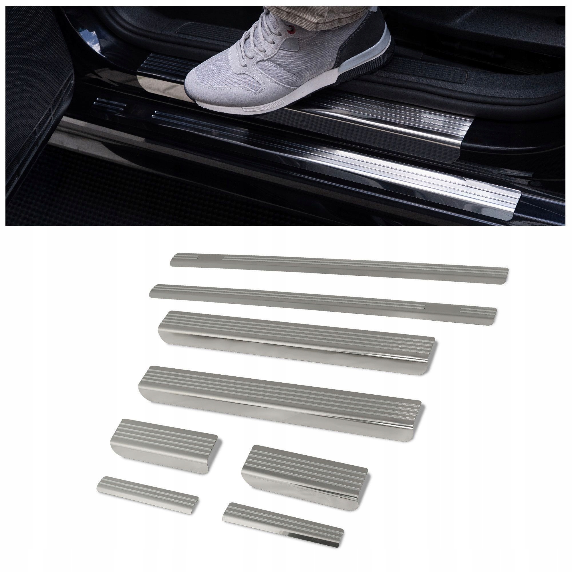 Ochranné krytky prahových lišt pro Fiat Freemont I 2011-2016