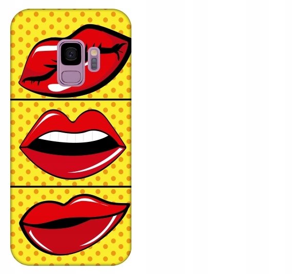 

Etui pokrowiec Samsung Galaxy S9 Popart komiks ust