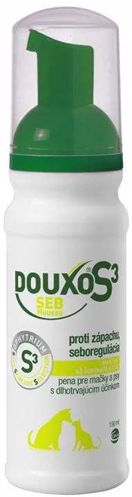 Levně Douxo Seb Mousse 150 Ml ultrabezpečná pěna pro psy a kočky