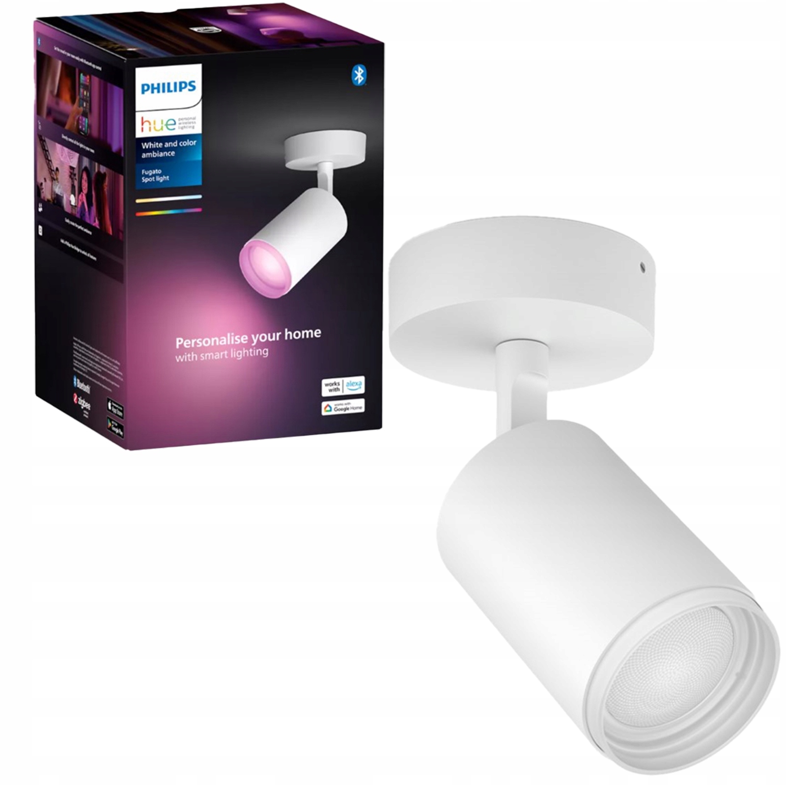 Philips Hue White and Color Ambiance Fugato 1x4,2W Bluetooth Zigbee lampa