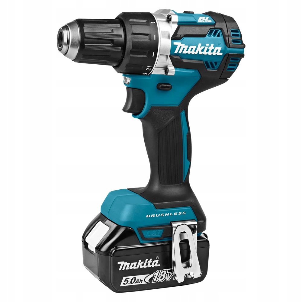 Wiertarko-wkrętarka akumulatorowa Makita DDF484RTJ, 18V, 30/54Nm, 2x5Ah