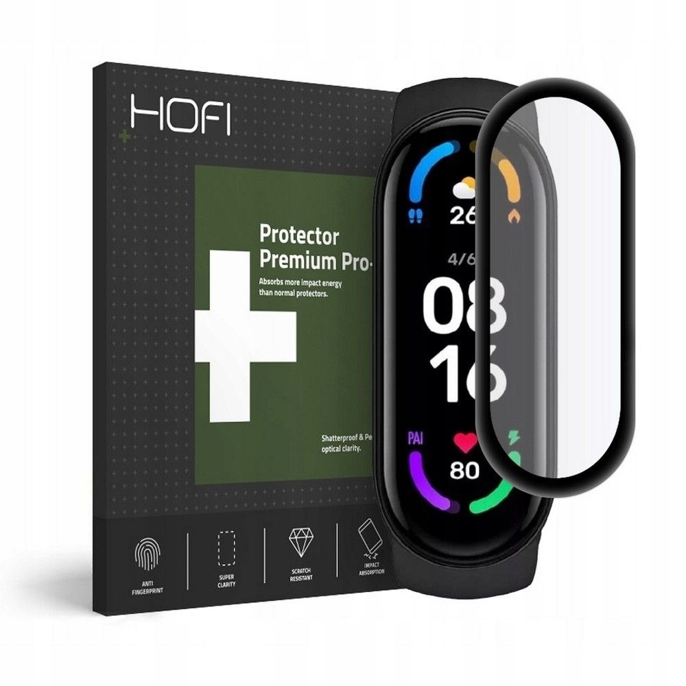 

Szkło Hybrydowe Hofi do Xiaomi Mi Band 6 Black