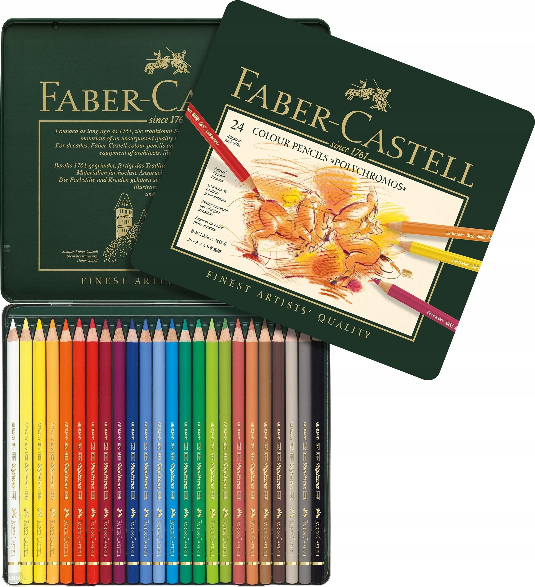 Sada Pastelek Polychromos Faber-Castell 24 kol