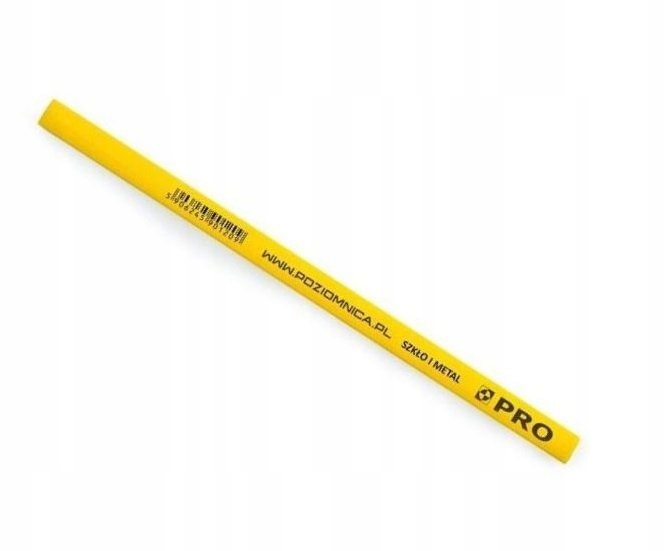 OŁÓWEK DO SZKŁA I METALU ŻÓŁTY PRO