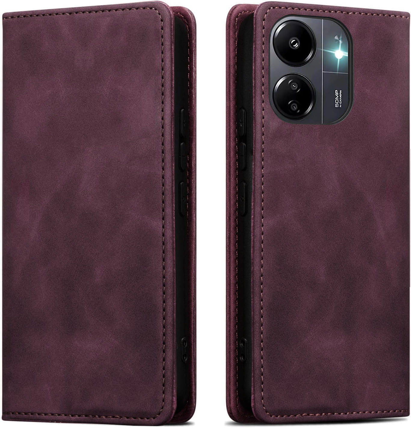 ETUI SKÓRZANE MAGNETYCZNE SHEEP SKIN DO XIAOMI REDMI 13c +SZKŁO Typ etui z klapką