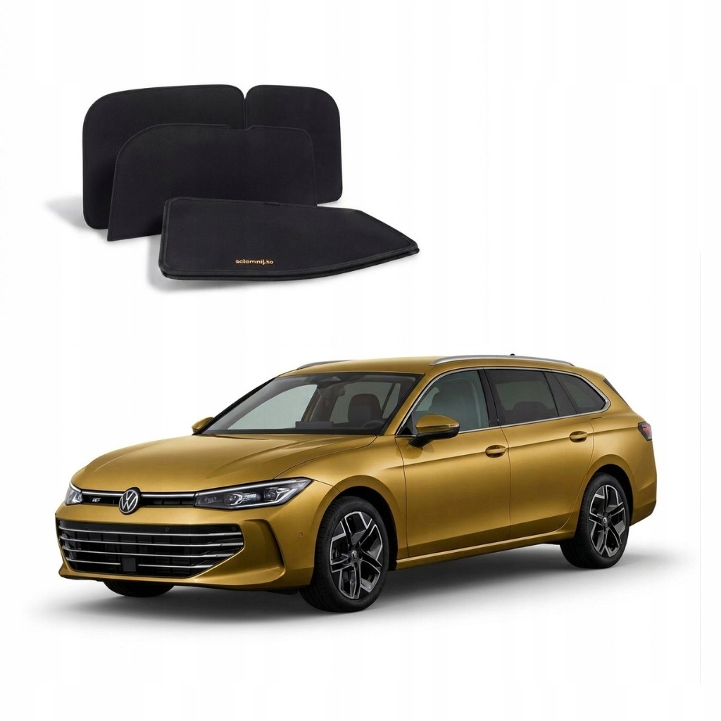 Záclony sluneční clony pro Volkswagen Passat B9 kombi 2024
