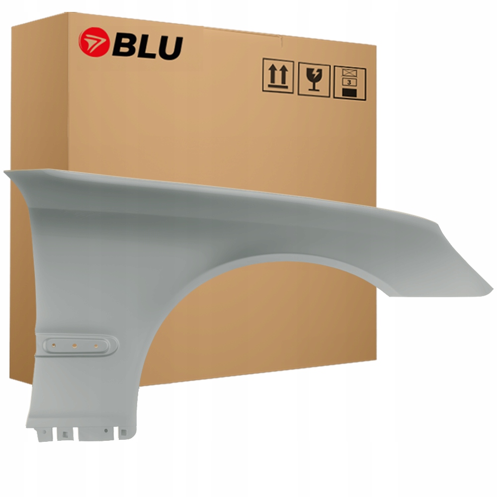 Blu Blatník Mercedes C W203 761 pravý stříbrný 00-07 přední PolarSilber