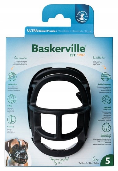 Levně Baskerville Náhubek Ultra-5 černý