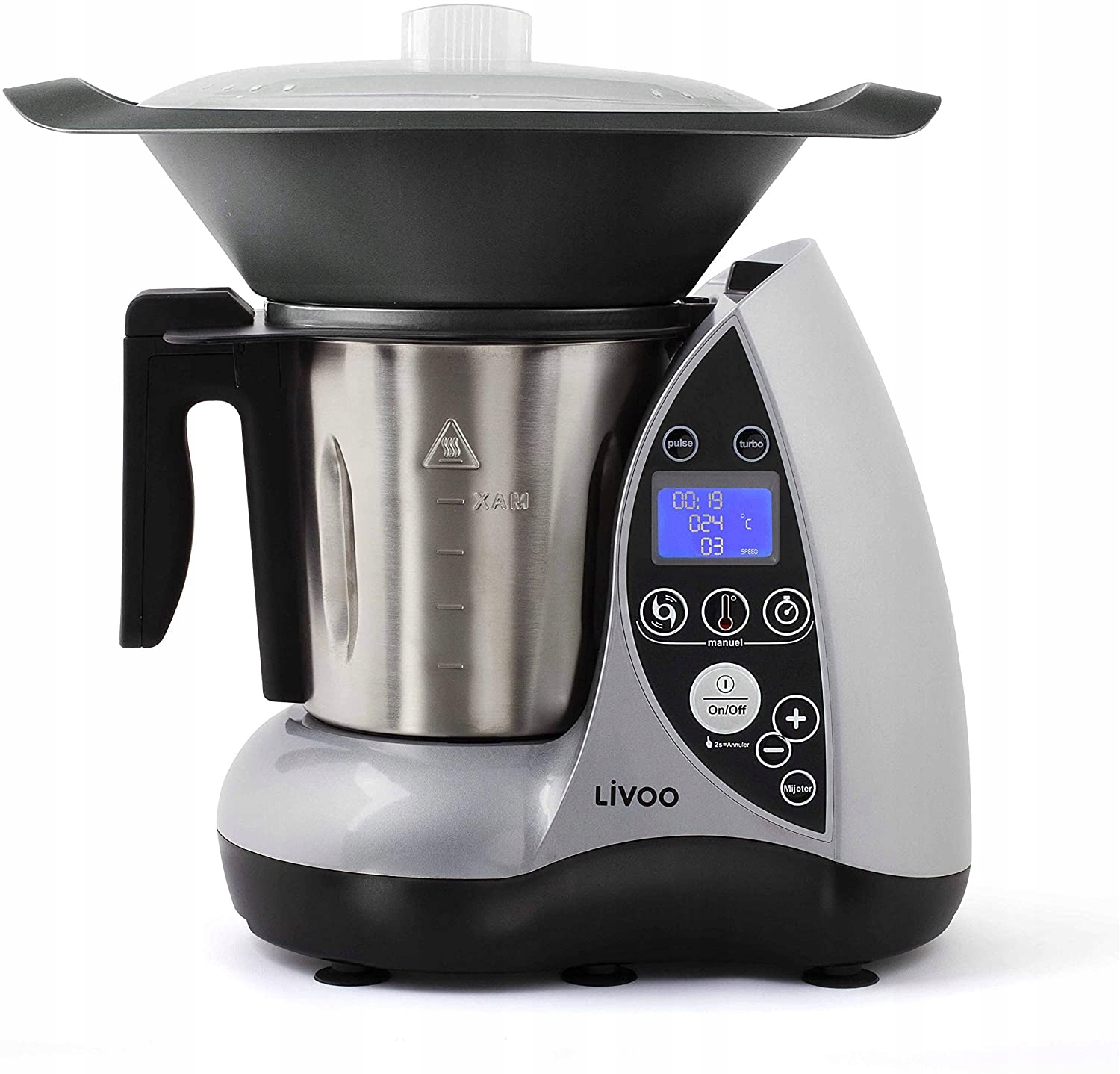 Kuchyňský robot Livoo DOP142G 1500 W stříbrná/šedá